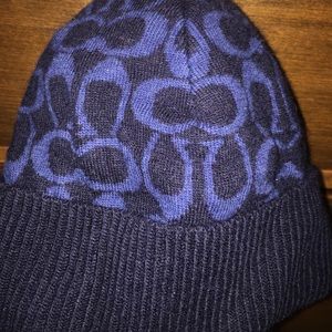 Coach set of winter hat & gloves